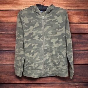 KIDS OLD NAVY CAMO HOODIE SIZE XL 14/16